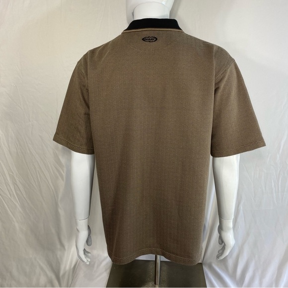 Ouray Sportswear Men’s Herringbone Aspen Logo Polo Shirt - Picture 4 of 7